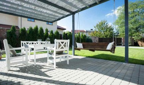 Aménagement de terrasse - Saint-Didier-au-Mont-d'Or - HORIZON PAYSAGE